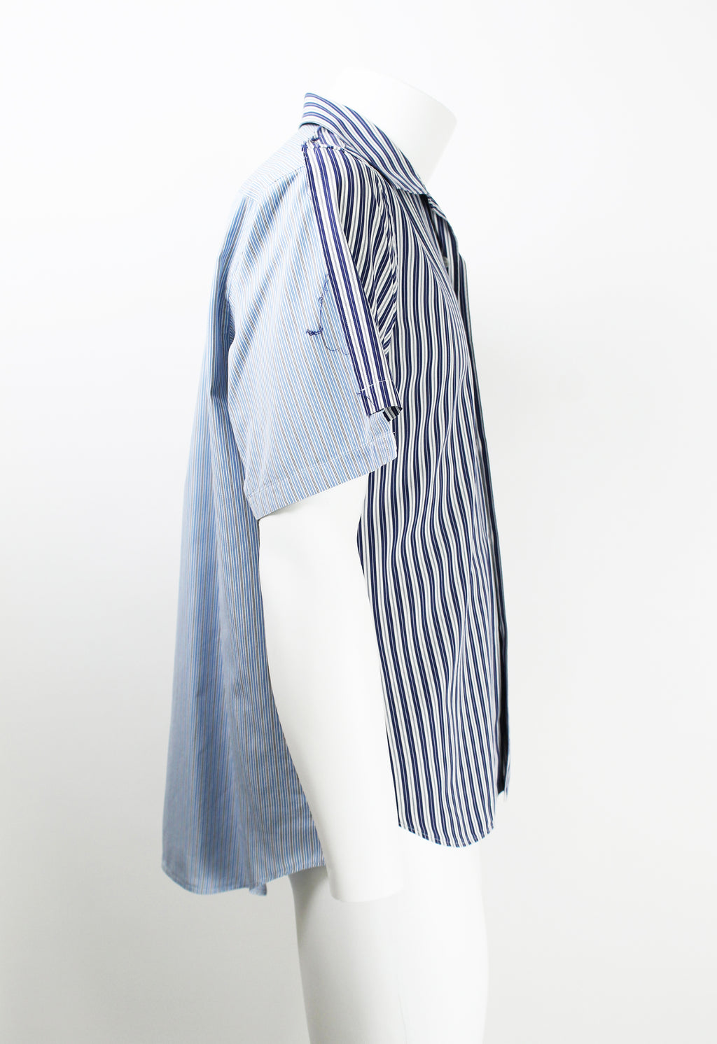 COMME DES GARCONS SHIRT RECONSTRUCTED STRIPE SHIRT