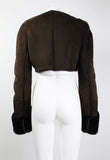 DRIES VAN NOTEN FW 1998 SHEARLING BOLERO