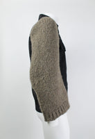 DRIES VAN NOTEN FW 2010 JACKET WITH KNITTED SLEEVES