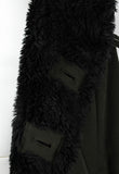 ISSEY MIYAKE MEN FW 2003 FUR TRIM HOODED COAT