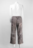 ISSEY MIYAKE FW 1998 FUZZY IRIDESCENT LEOPARD TROUSERS