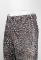 ISSEY MIYAKE FW 1998 FUZZY IRIDESCENT LEOPARD TROUSERS