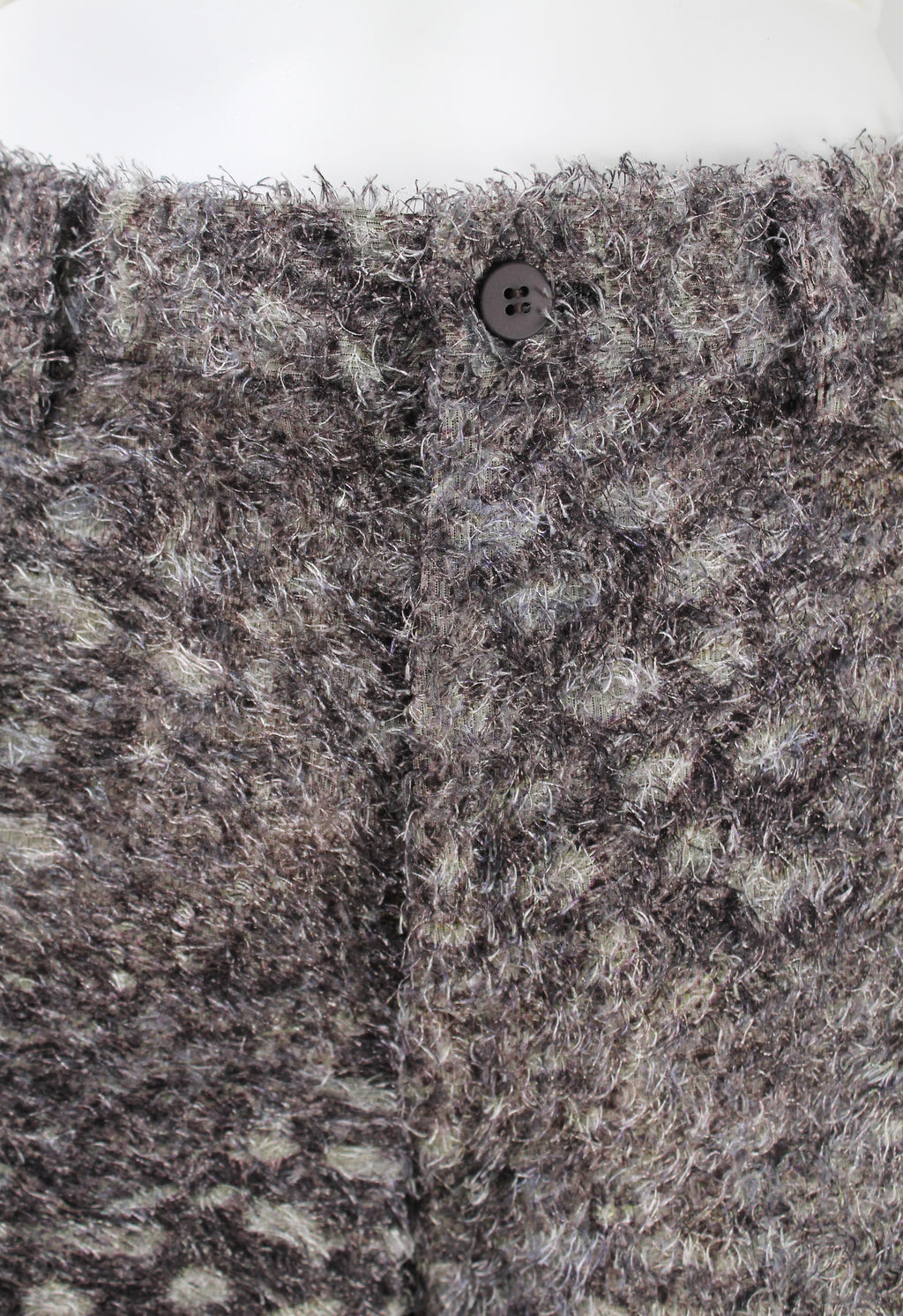 ISSEY MIYAKE FW 1998 FUZZY IRIDESCENT LEOPARD TROUSERS