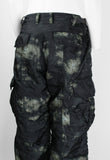 ISSEY MIYAKE FW 1998 DYED PRINT CARGO TROUSERS