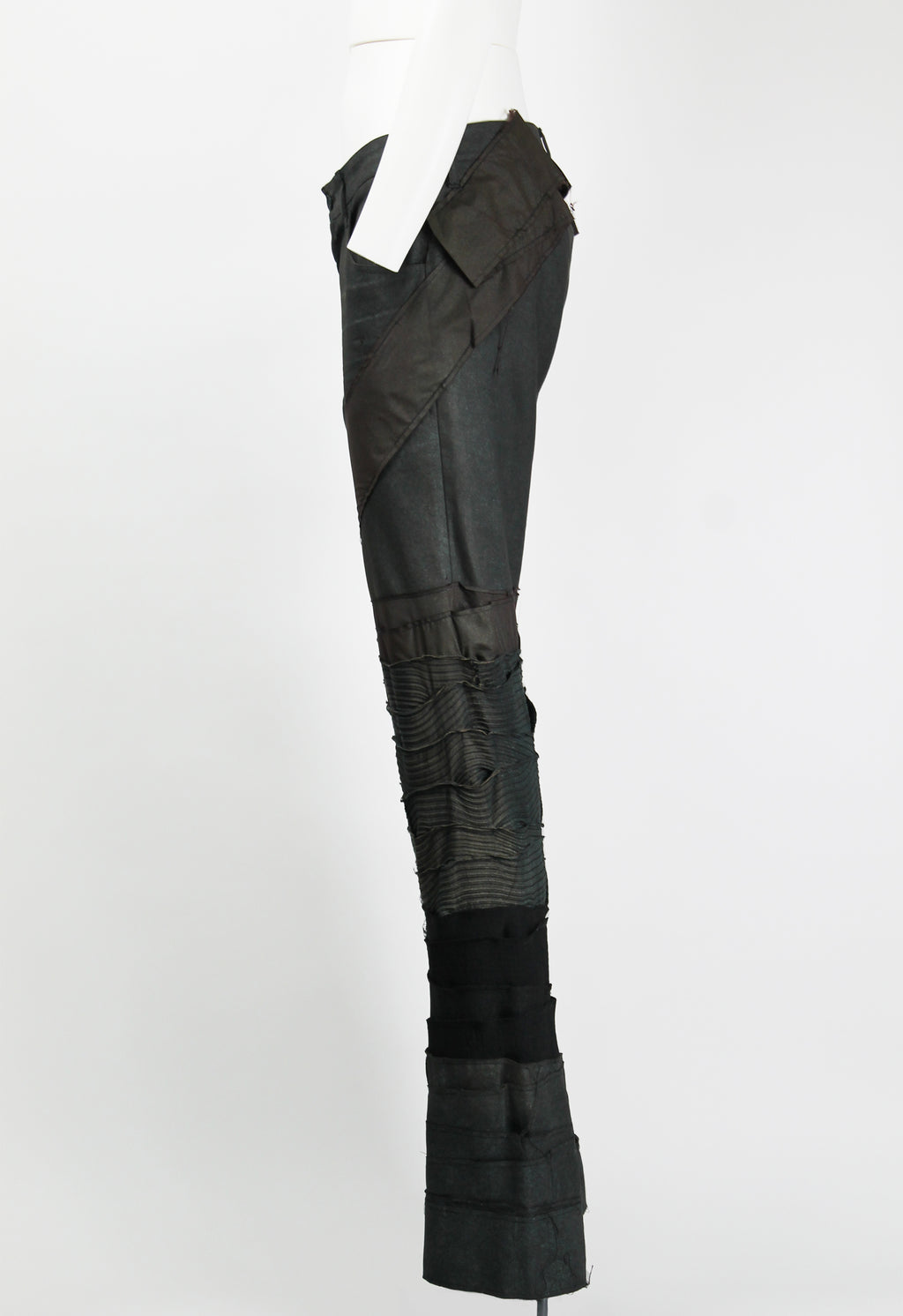 ISSEY MIYAKE FW 2002 GLITTER PATCHWORK TROUSERS