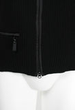 ISSEY MIYAKE MEN FW 2000 TECHNICAL MULTI-POCKET KNIT ZIP-UP