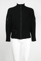 ISSEY MIYAKE MEN FW 2000 TECHNICAL MULTI-POCKET KNIT ZIP-UP