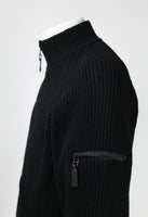 ISSEY MIYAKE MEN FW 2000 TECHNICAL MULTI-POCKET KNIT ZIP-UP