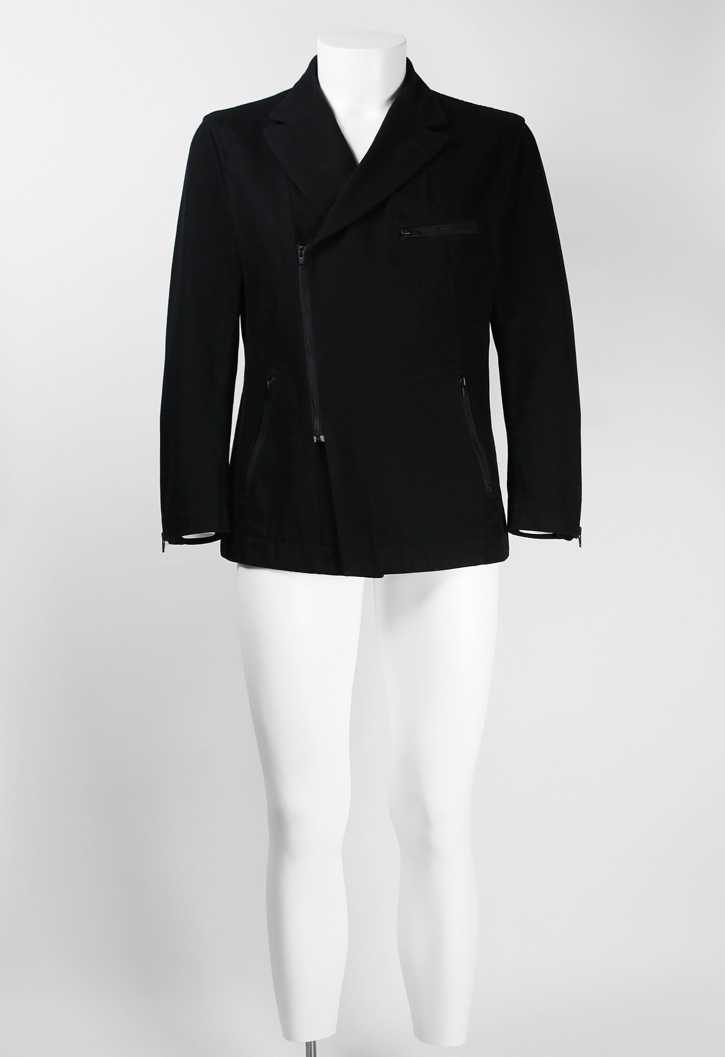 ISSEY MIYAKE MEN FW 2003 HEAVY COTTON BIKER JACKET