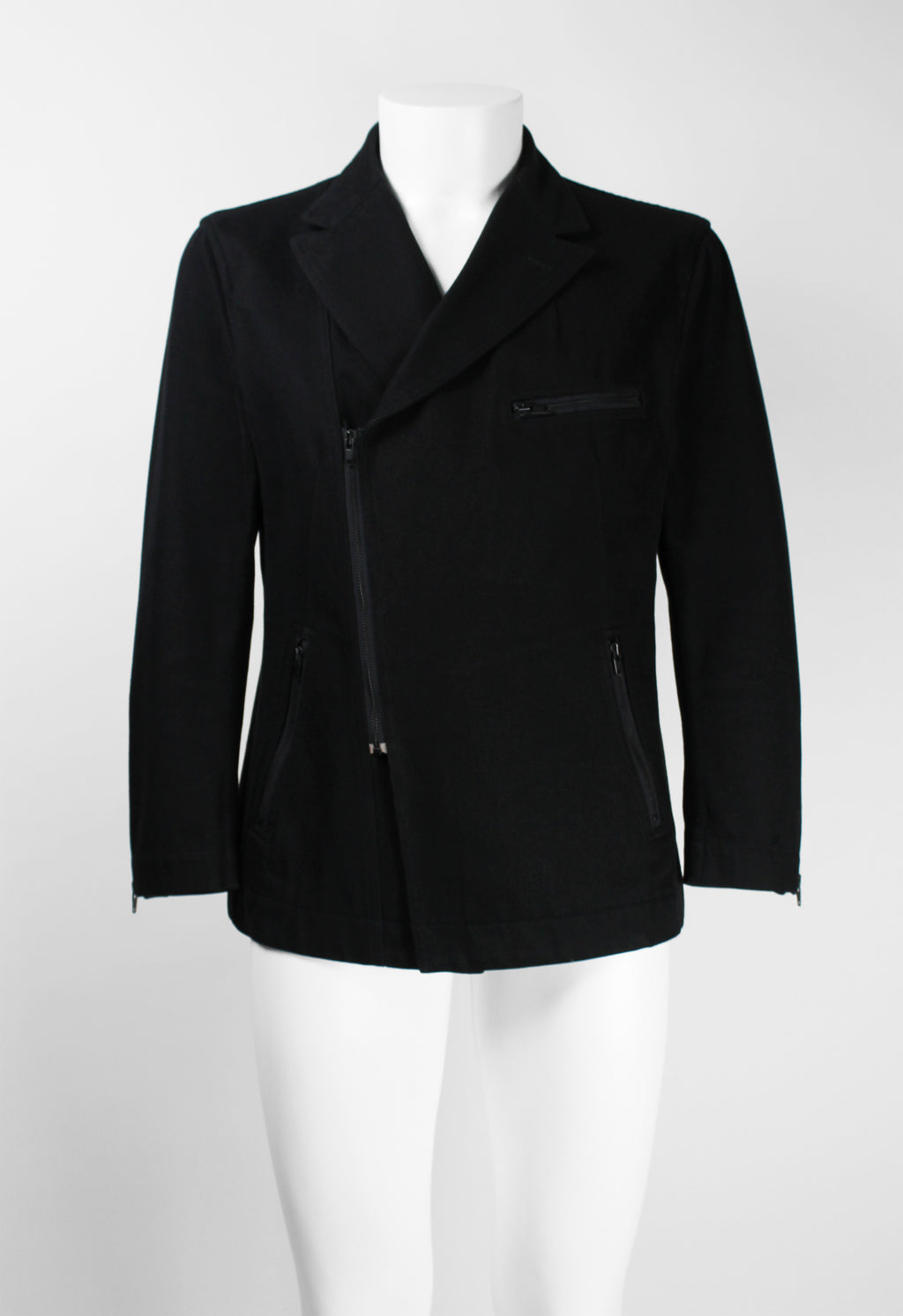 ISSEY MIYAKE MEN FW 2003 HEAVY COTTON BIKER JACKET