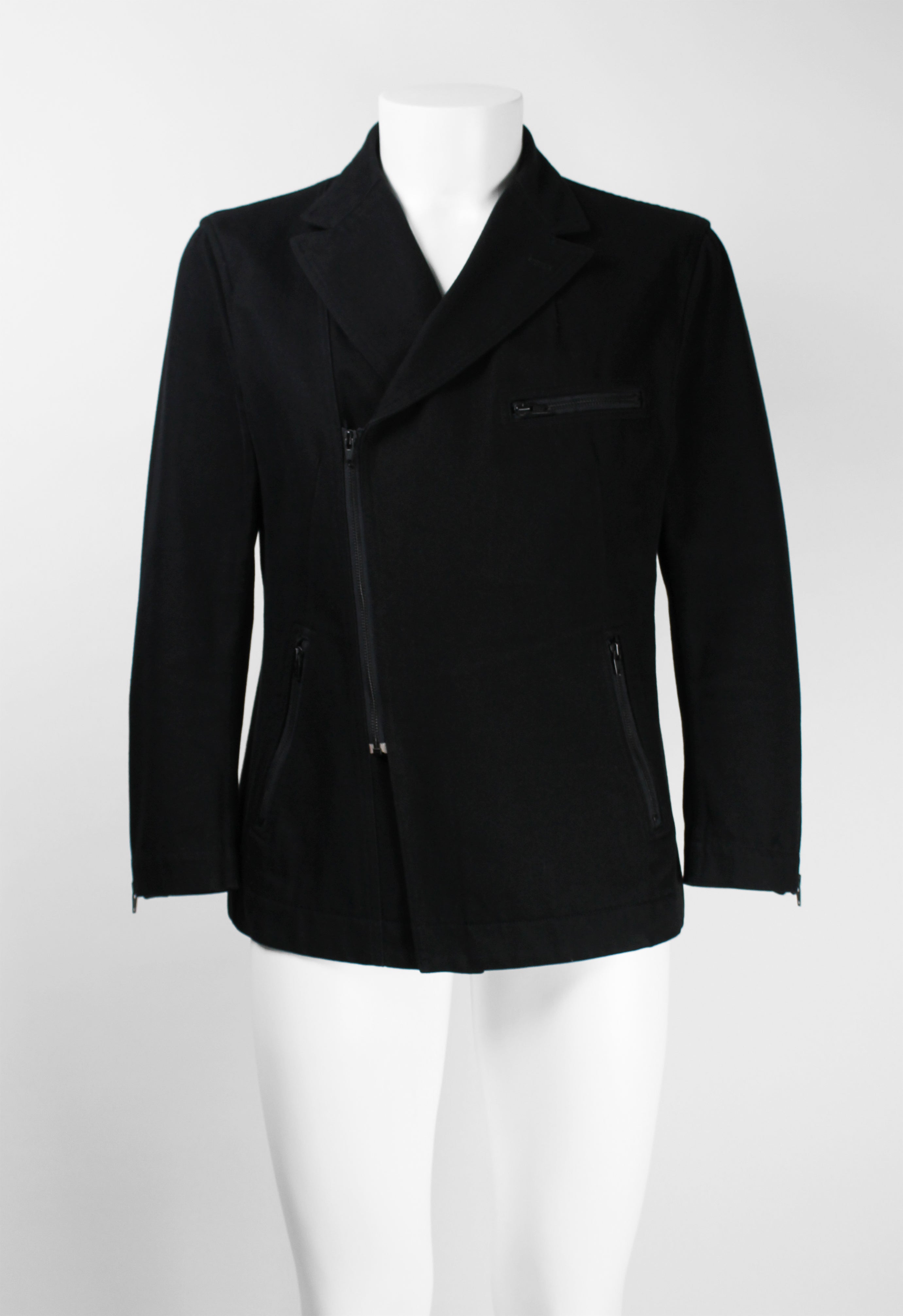ISSEY MIYAKE MEN FW 2003 HEAVY COTTON BIKER JACKET