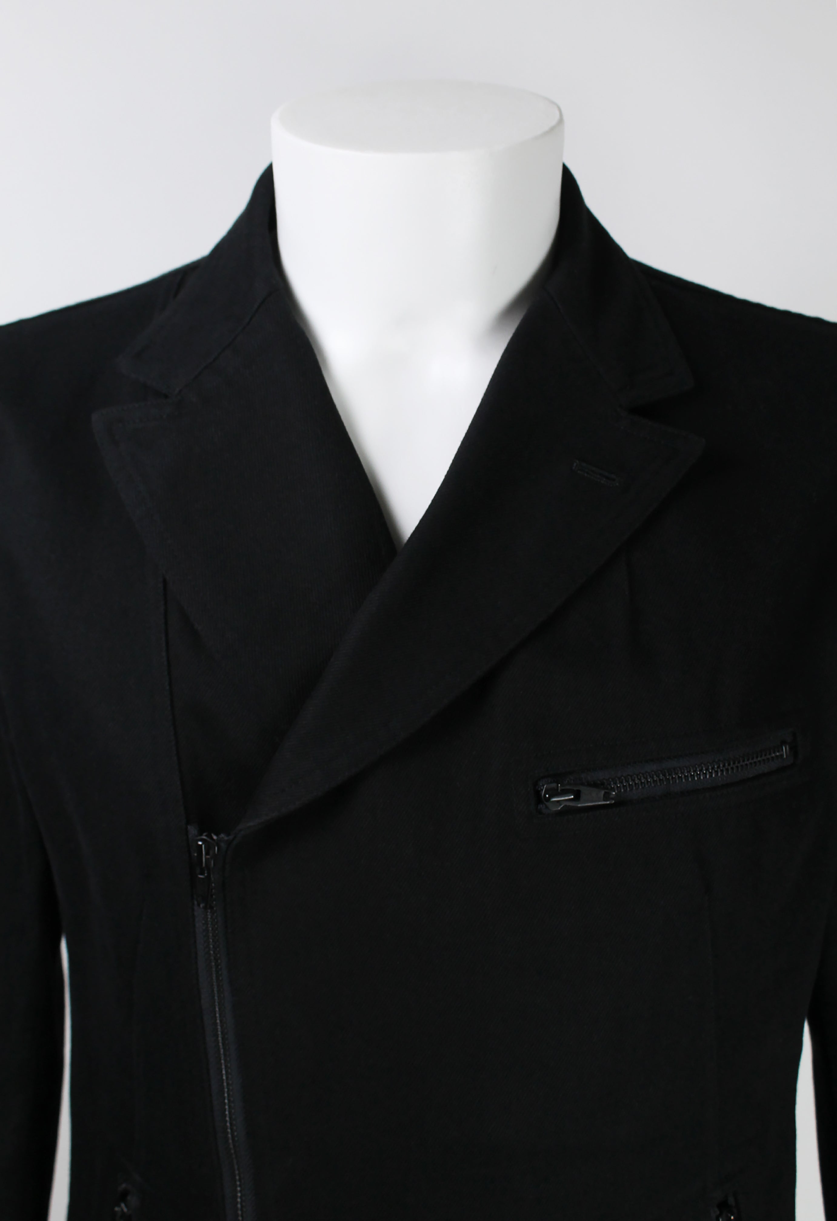 ISSEY MIYAKE MEN FW 2003 HEAVY COTTON BIKER JACKET
