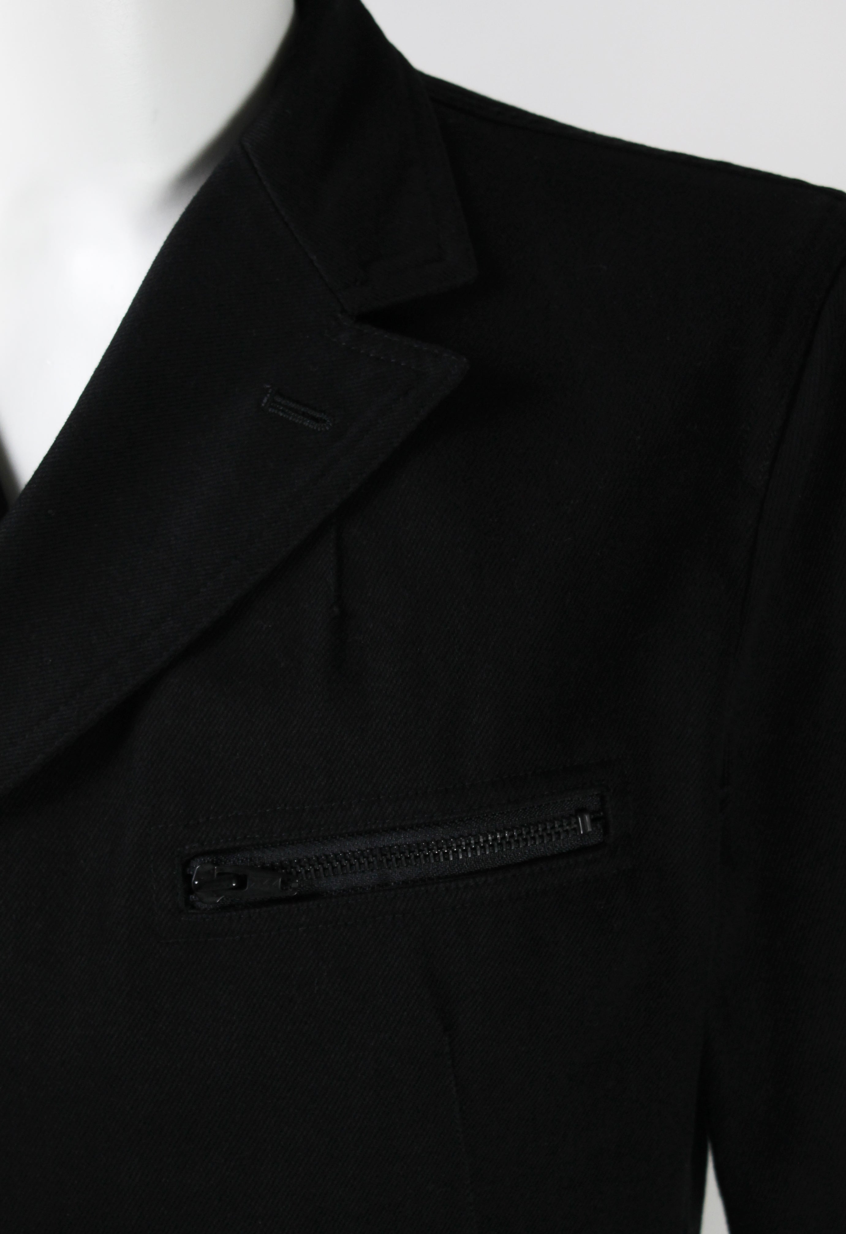 ISSEY MIYAKE MEN FW 2003 HEAVY COTTON BIKER JACKET