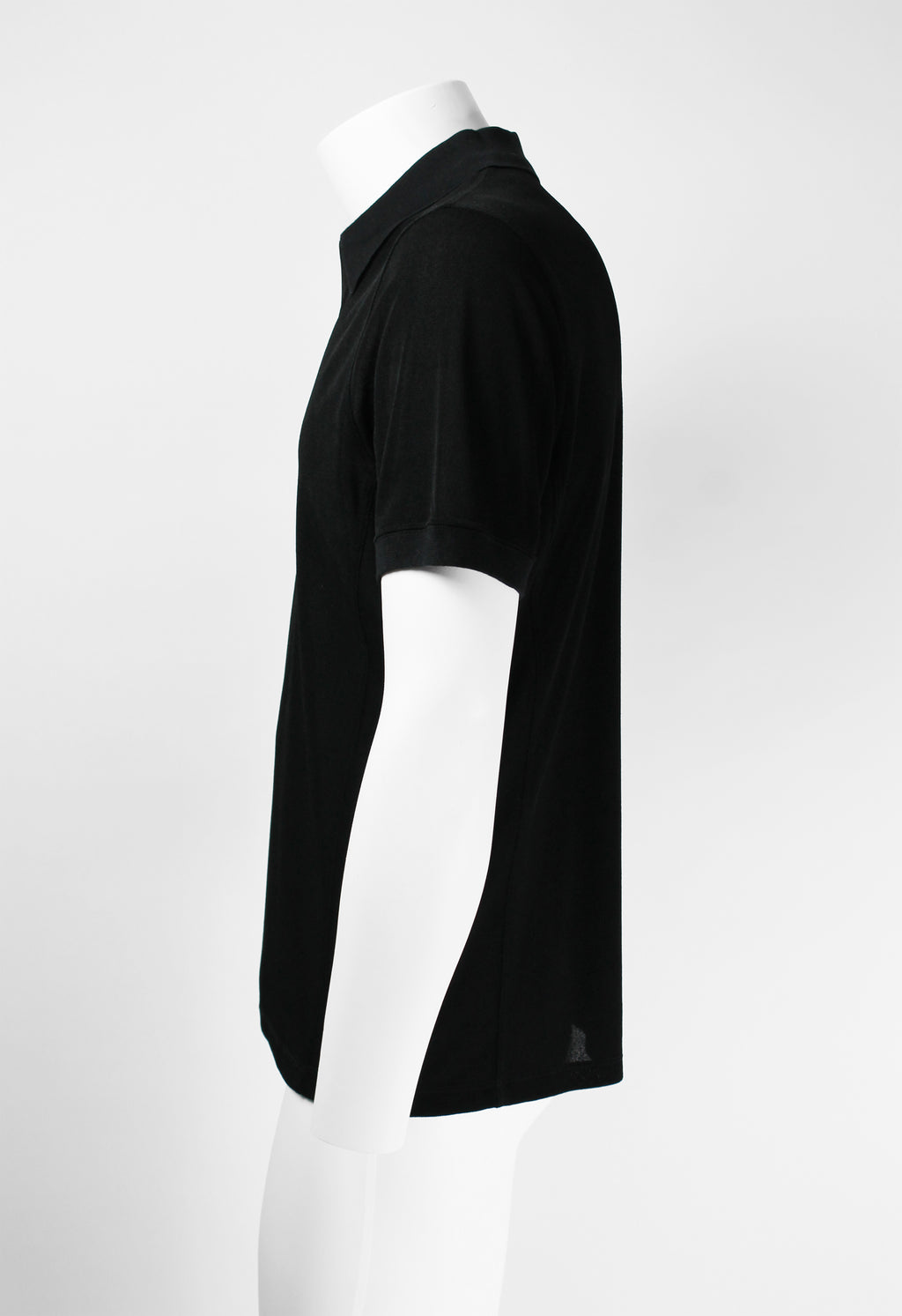 ISSEY MIYAKE MEN SS 1998 SEMI-SHEER ZIP-UP POLO