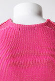 ISSEY MIYAKE MEN SS 2001 TWO-TONE PINK KNITTED VEST