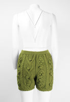 ISSEY MIYAKE SPORT 1980'S 3D KNITTED SHORTS