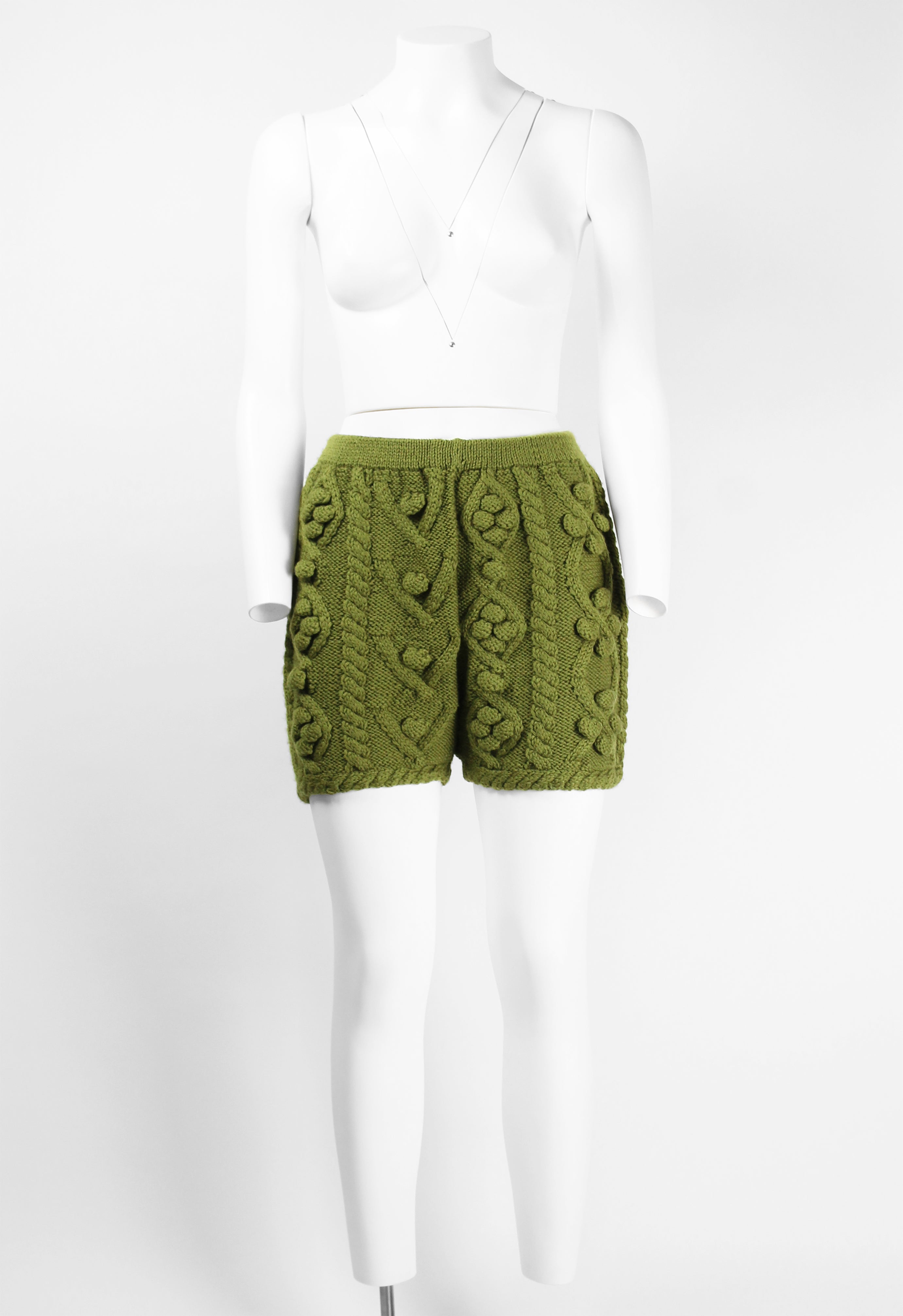 ISSEY MIYAKE SPORT 1980'S 3D KNITTED SHORTS