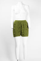 ISSEY MIYAKE SPORT 1980'S 3D KNITTED SHORTS