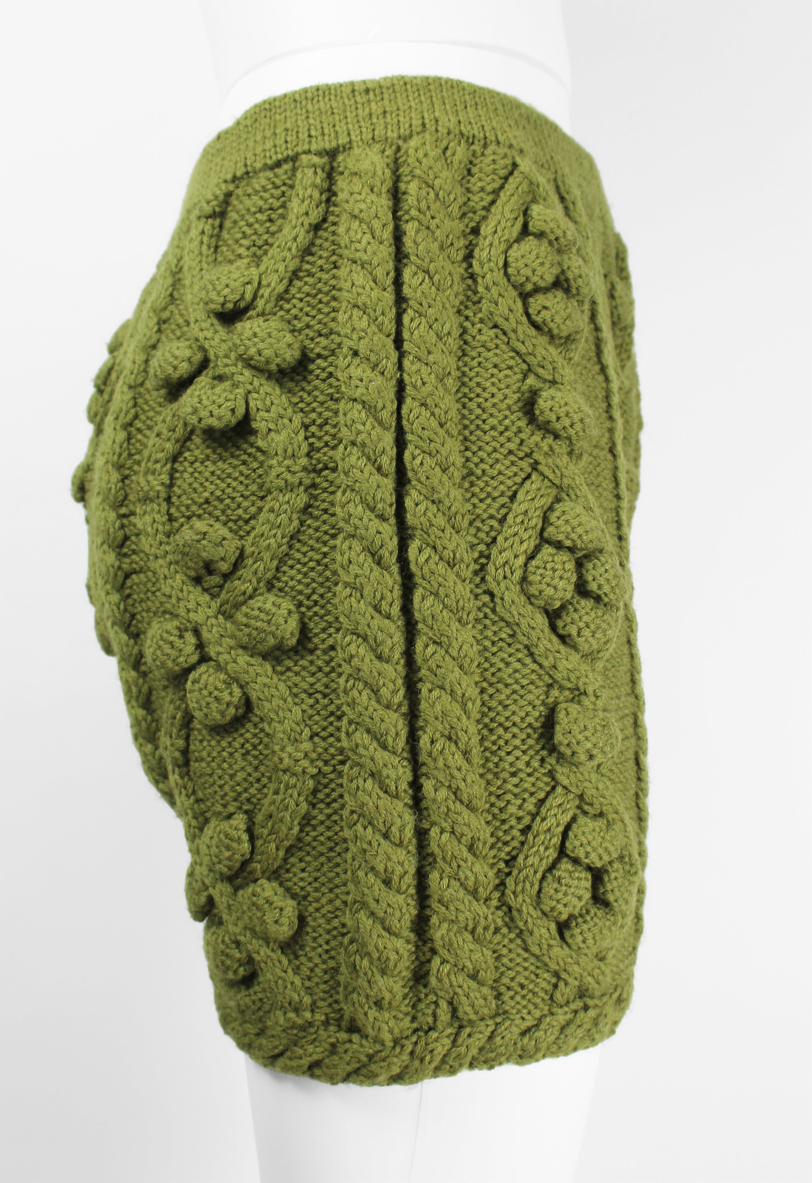 ISSEY MIYAKE SPORT 1980'S 3D KNITTED SHORTS