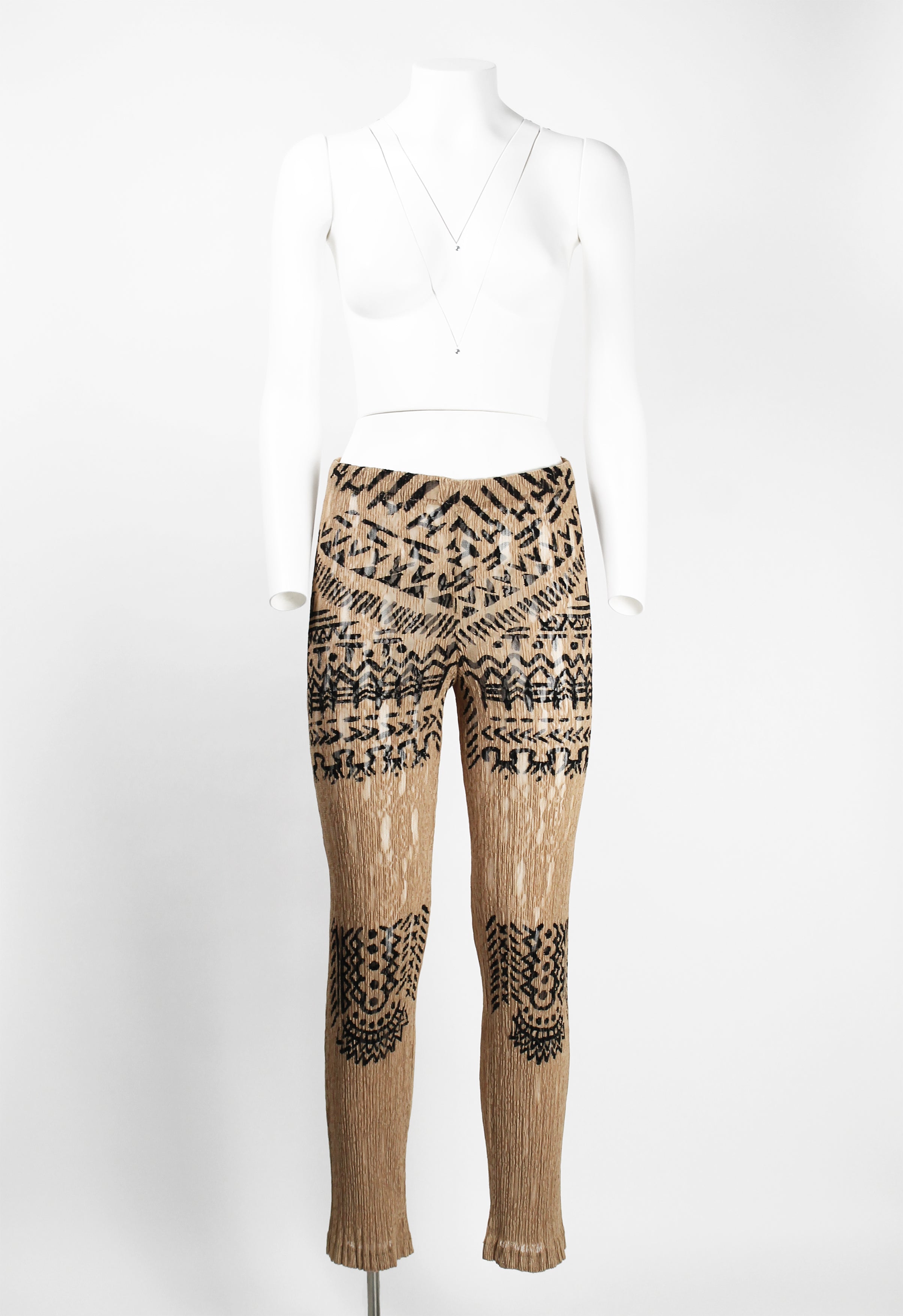ISSEY MIYAKE 1990'S LACE PLEATED PANTS