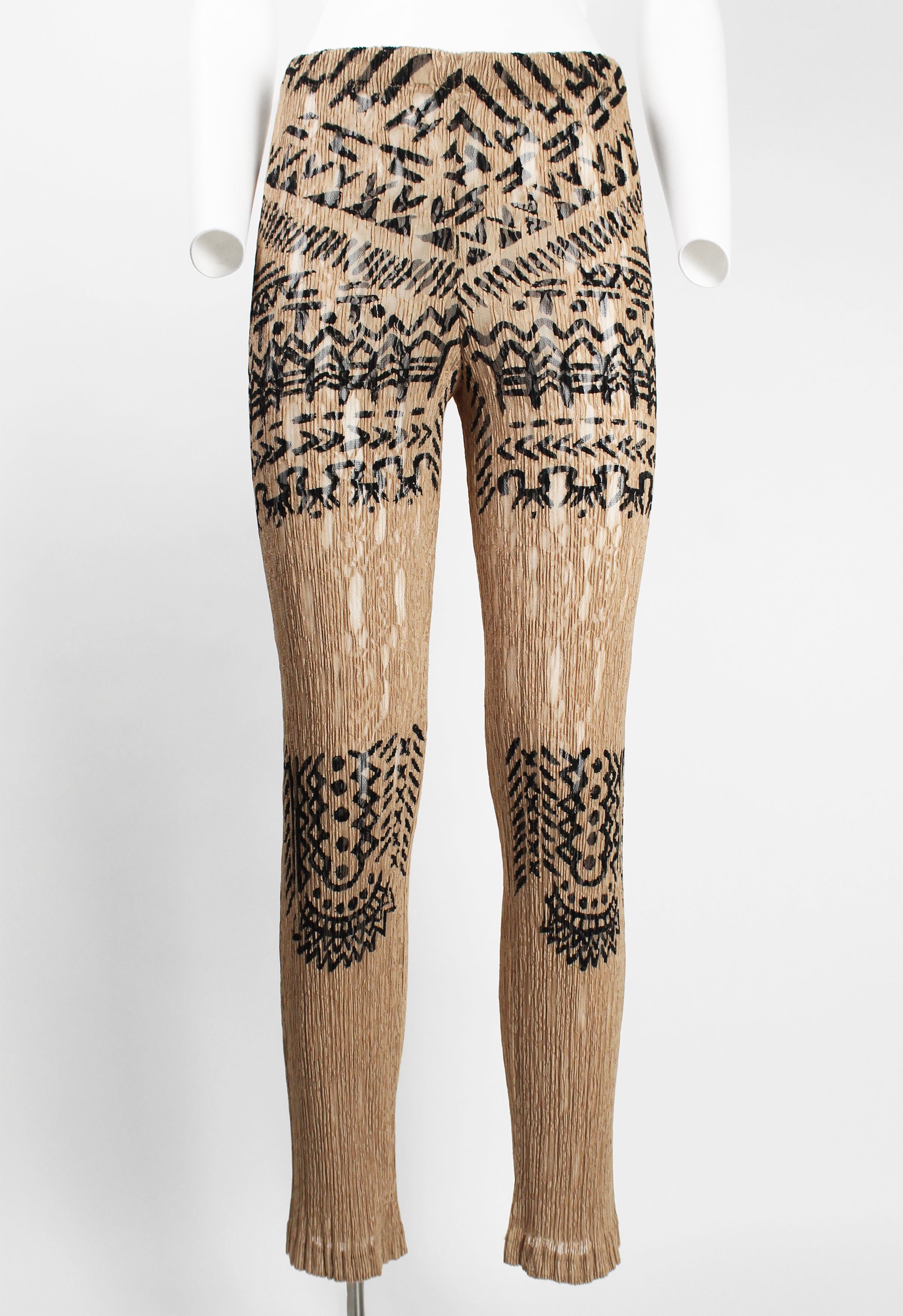 ISSEY MIYAKE 1990'S LACE PLEATED PANTS