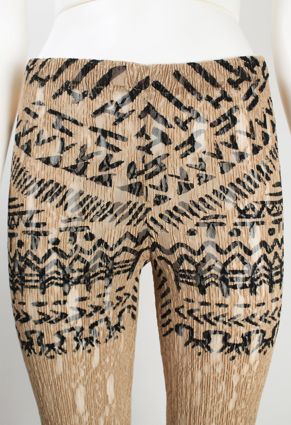 ISSEY MIYAKE 1990'S LACE PLEATED PANTS