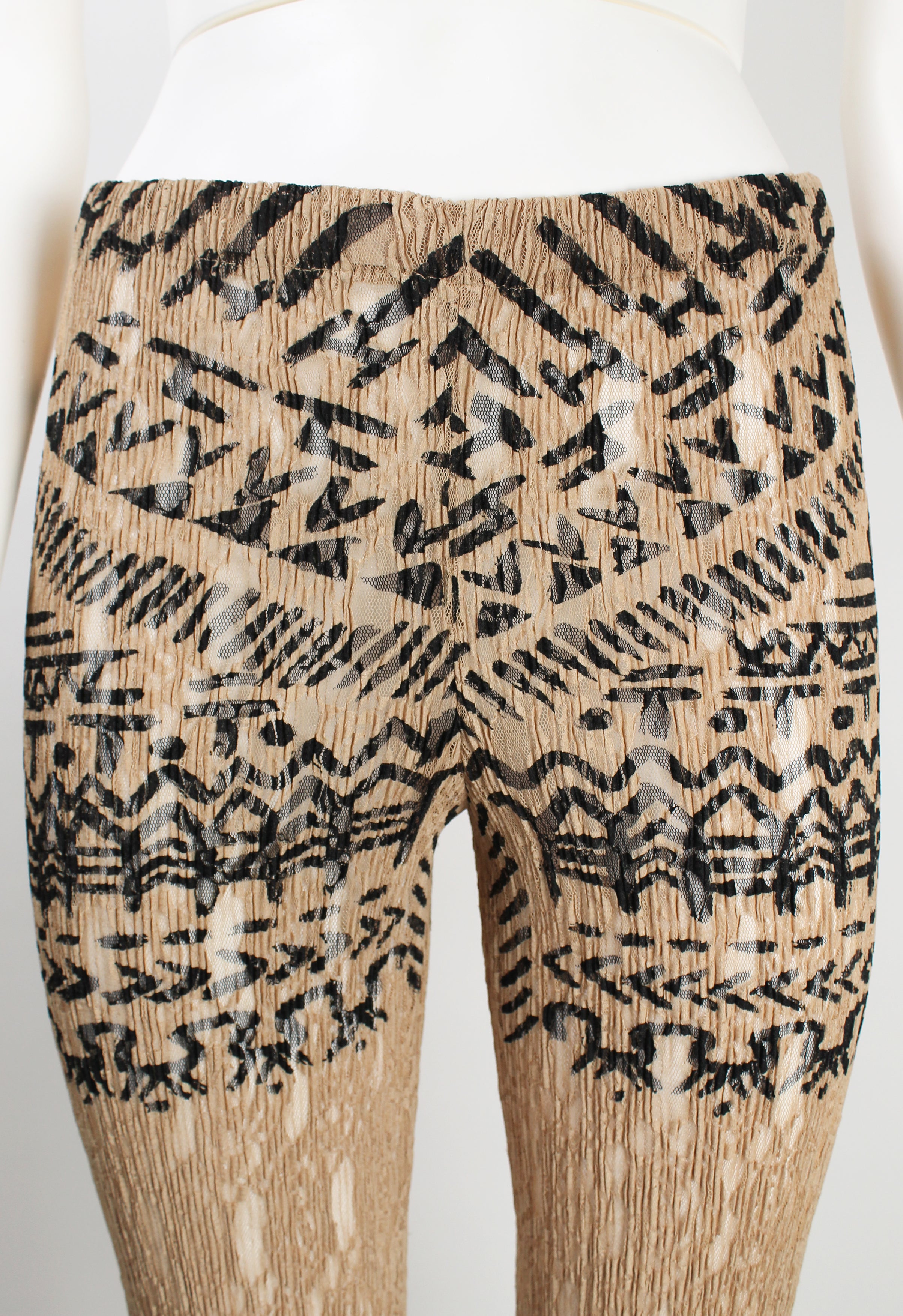 ISSEY MIYAKE 1990'S LACE PLEATED PANTS