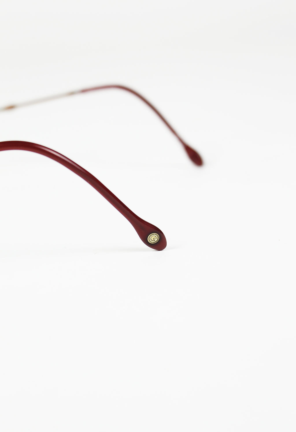 JEAN PAUL GAULTIER 1990'S TITANIUM IRIDESCENT DRIP SUNGLASSES