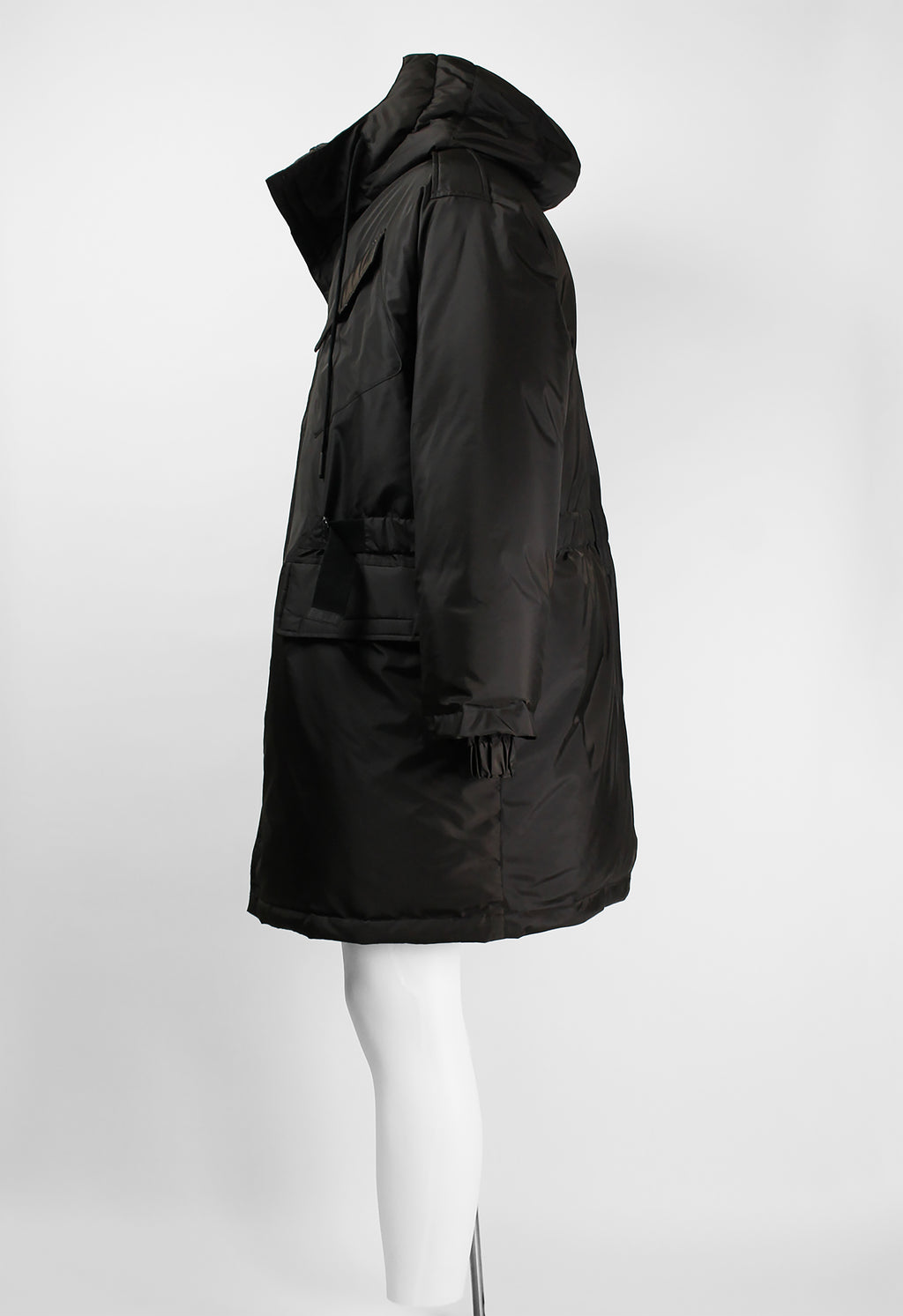 JEAN PAUL GAULTIER HOMME FW 2002 NYLON HOODED DOWN COAT