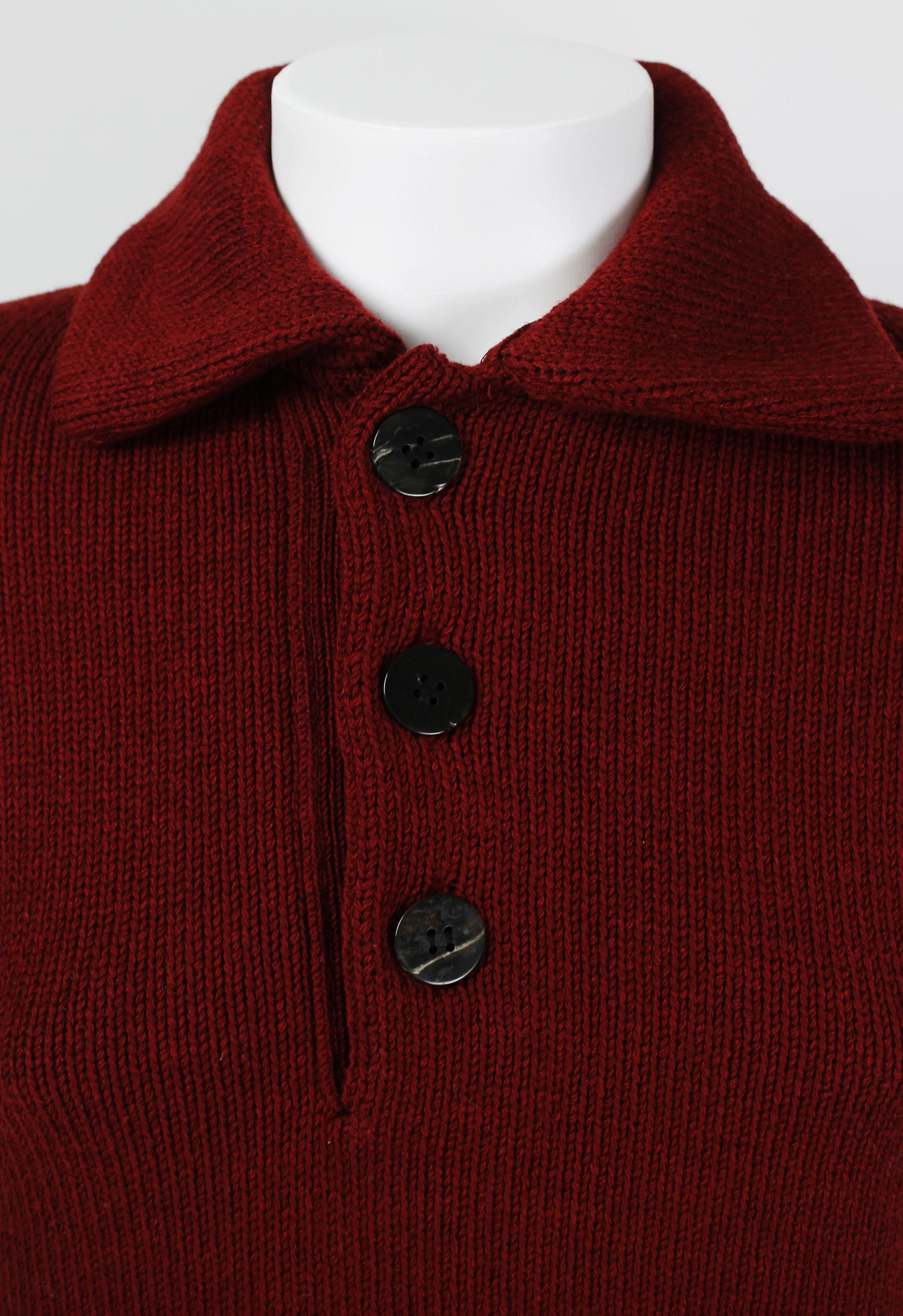 Junya Watanabe FW 1996 oversized button polo