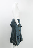 Junya Watanabe reconstructed denim trench skirt SS 2006