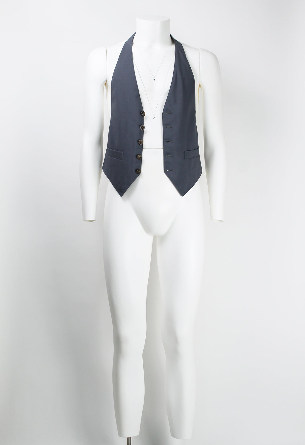 MAISON MARTIN MARGIELA SS 2009 HALTER NECK WAISTCOAT
