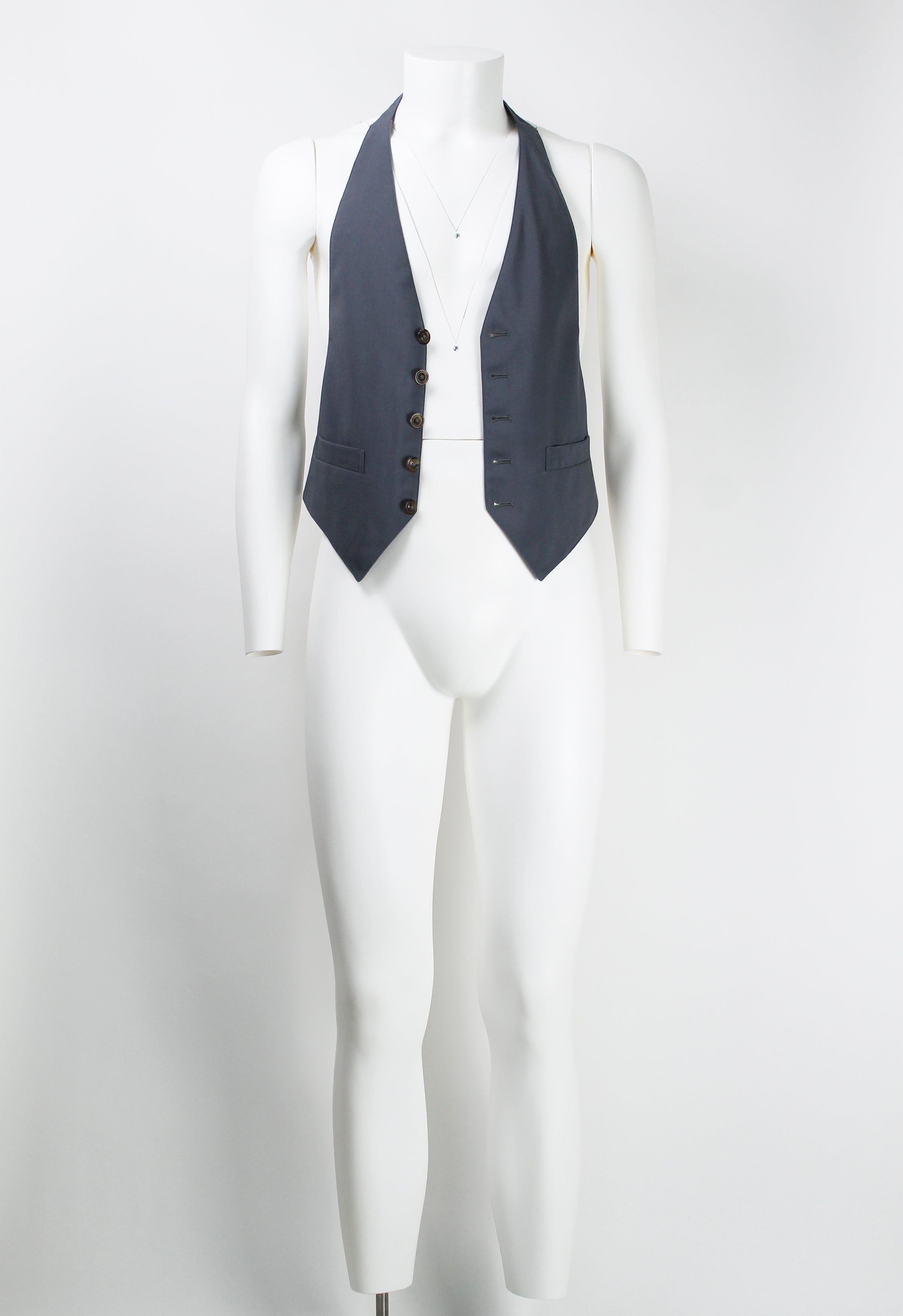 MAISON MARTIN MARGIELA SS 2009 HALTER NECK WAISTCOAT