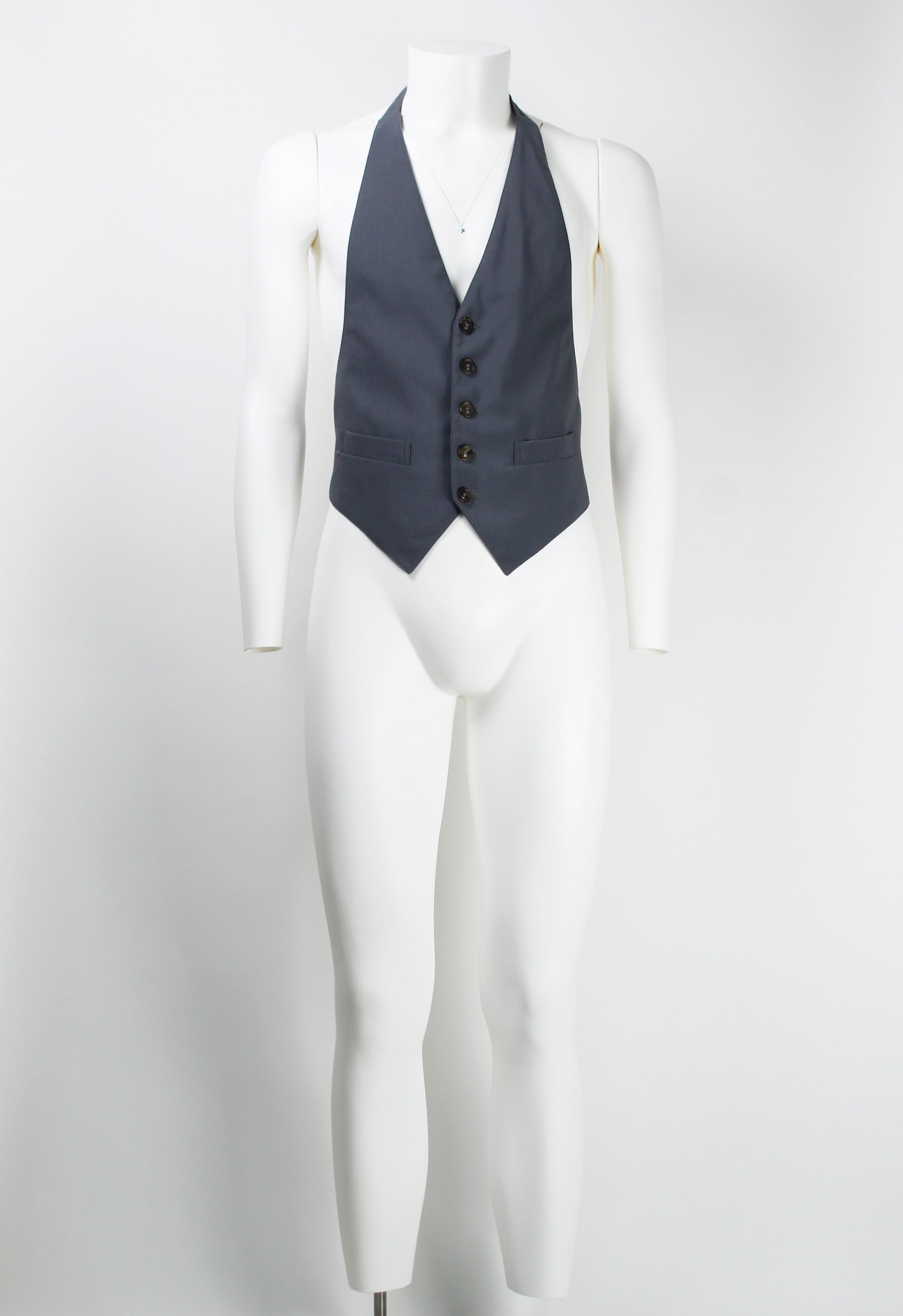 MAISON MARTIN MARGIELA SS 2009 HALTER NECK WAISTCOAT