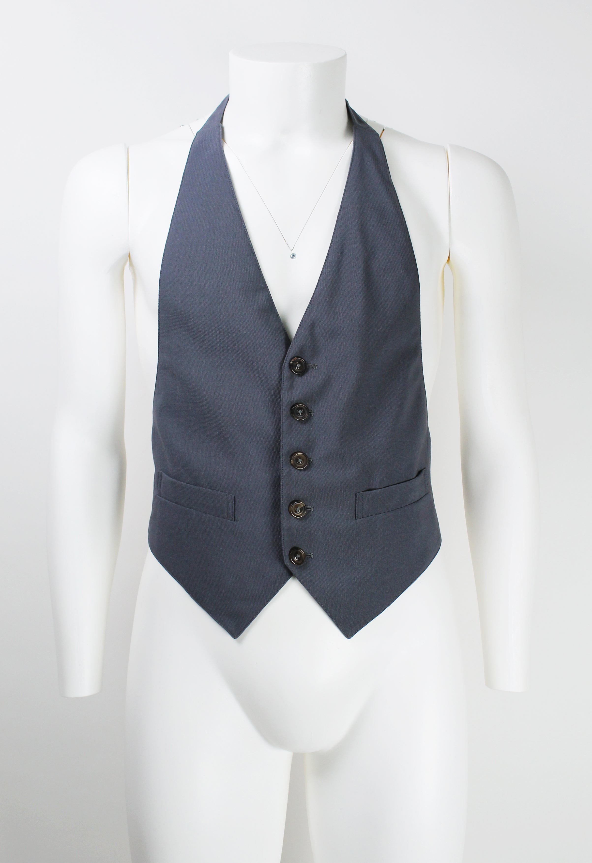 MAISON MARTIN MARGIELA SS 2009 HALTER NECK WAISTCOAT