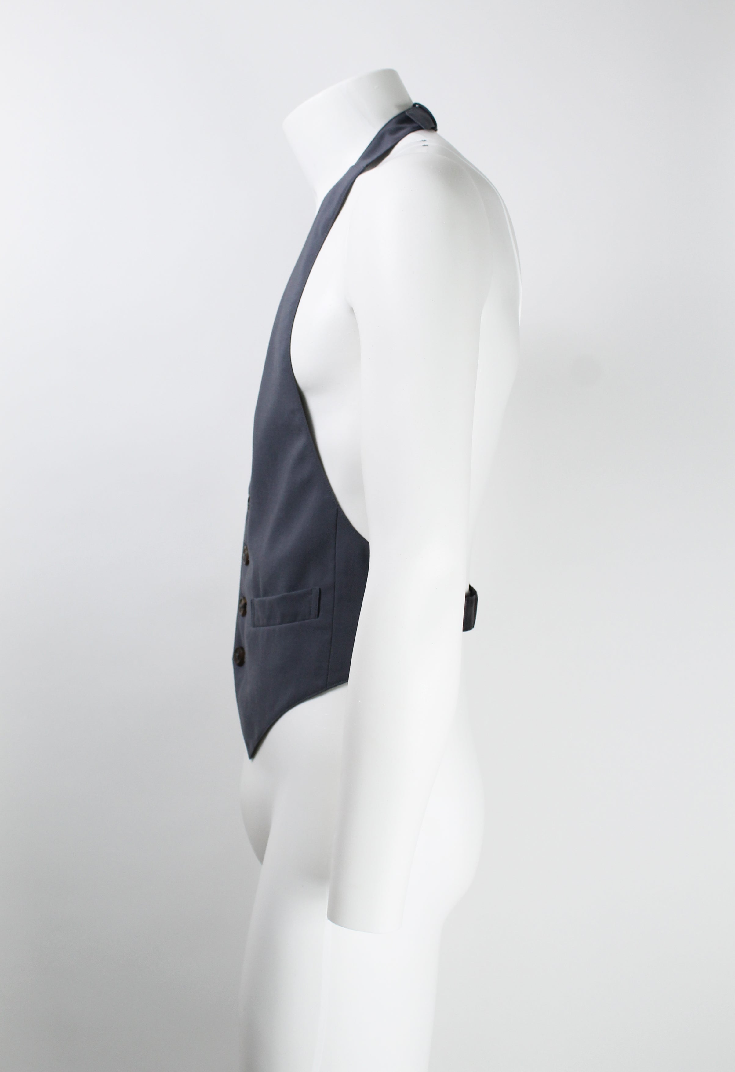 MAISON MARTIN MARGIELA SS 2009 HALTER NECK WAISTCOAT