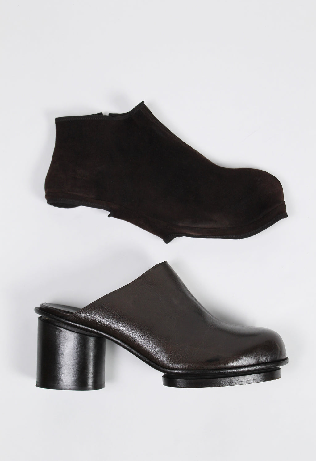 MAISON MARTIN MARGIELA FW 1999 MULES WITH ZIP COVER