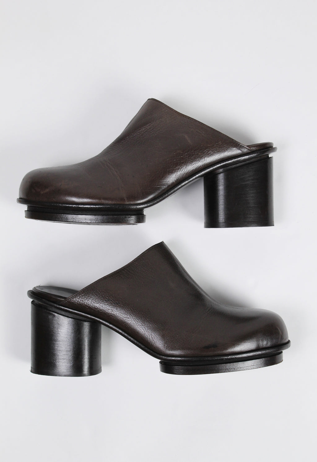 MAISON MARTIN MARGIELA FW 1999 MULES WITH ZIP COVER