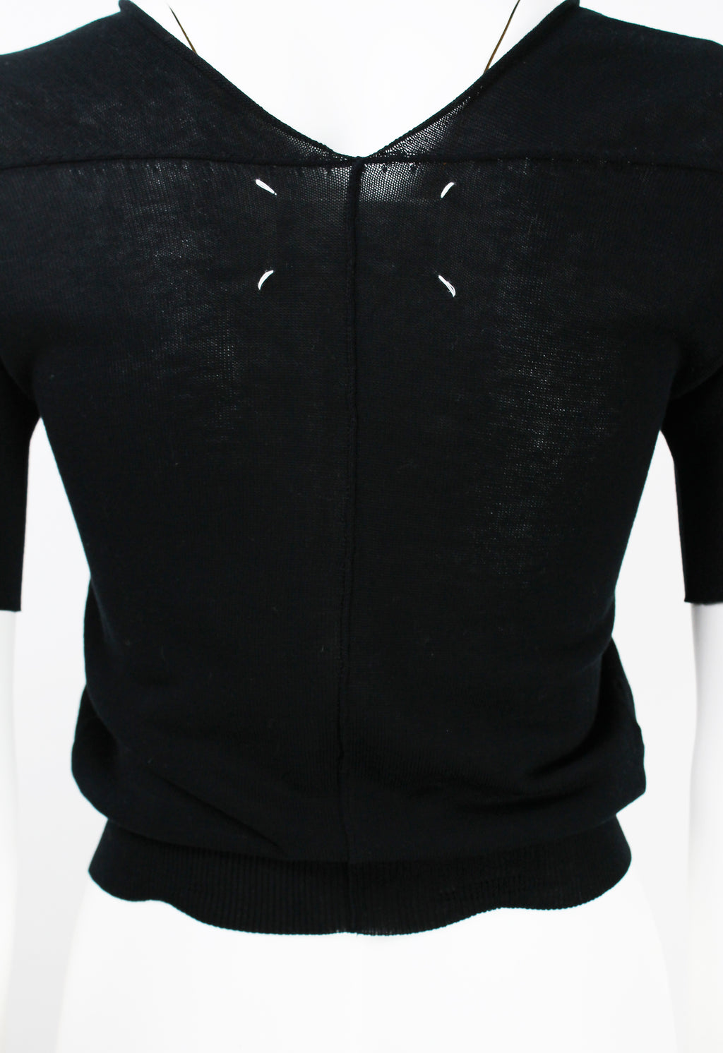 MAISON MARTIN MARGIELA SS 2004 RIBBED KNIT TOP