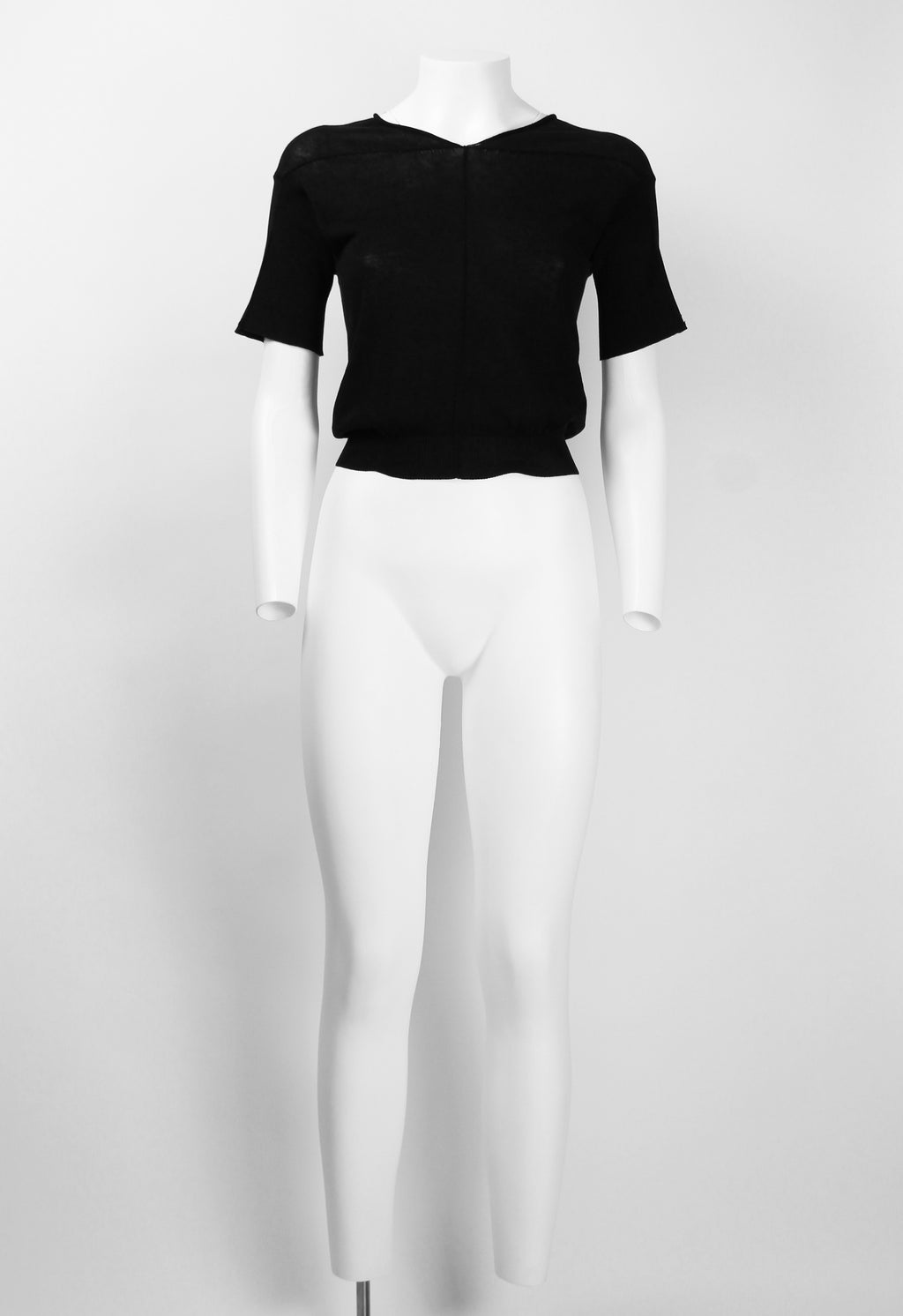 MAISON MARTIN MARGIELA SS 2004 RIBBED KNIT TOP