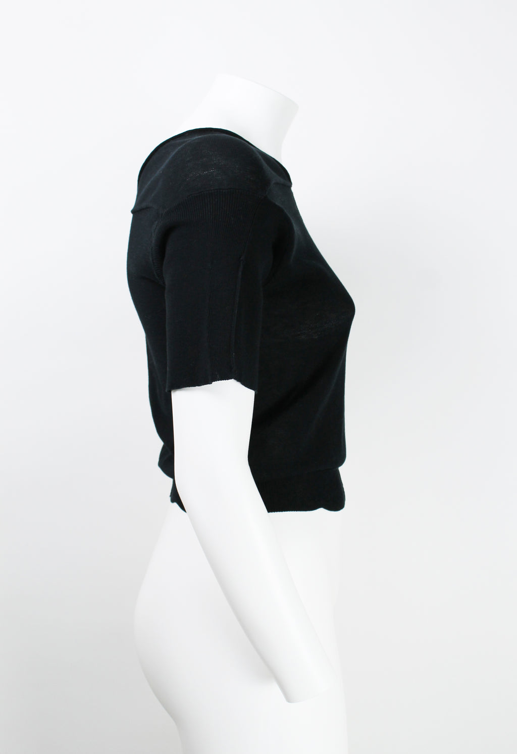 MAISON MARTIN MARGIELA SS 2004 RIBBED KNIT TOP