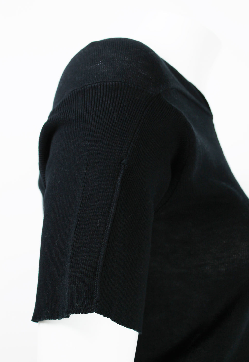 MAISON MARTIN MARGIELA SS 2004 RIBBED KNIT TOP