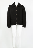 MAISON MARTIN MARGIELA FW 2004 HEAVY KNIT CARDIGAN