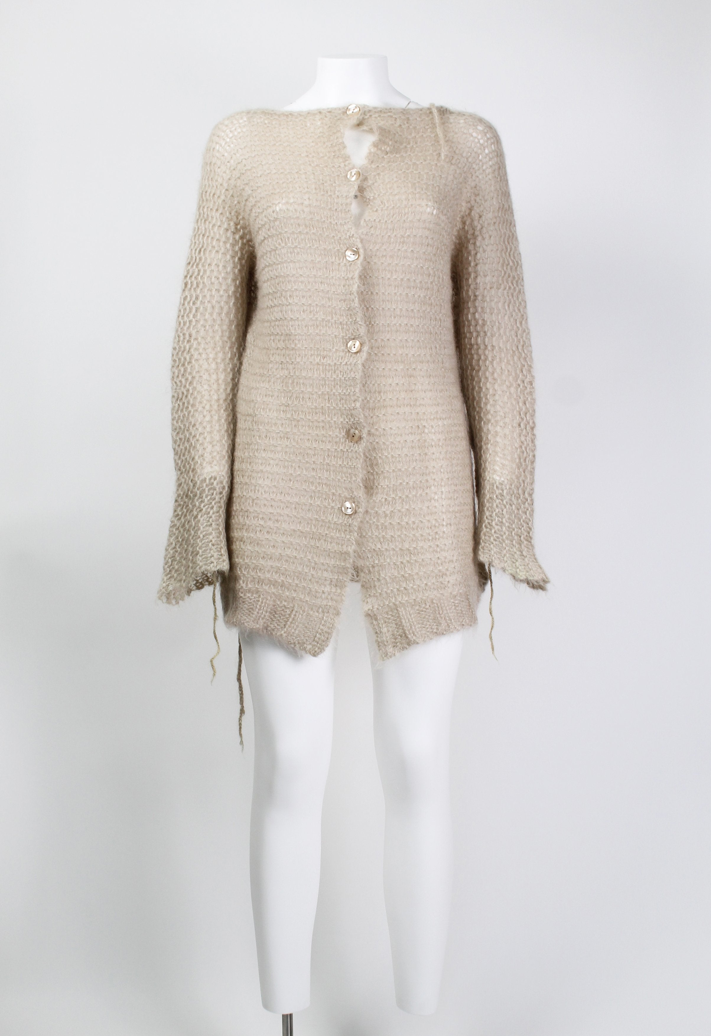 Margiela hotsell mohair cardigan