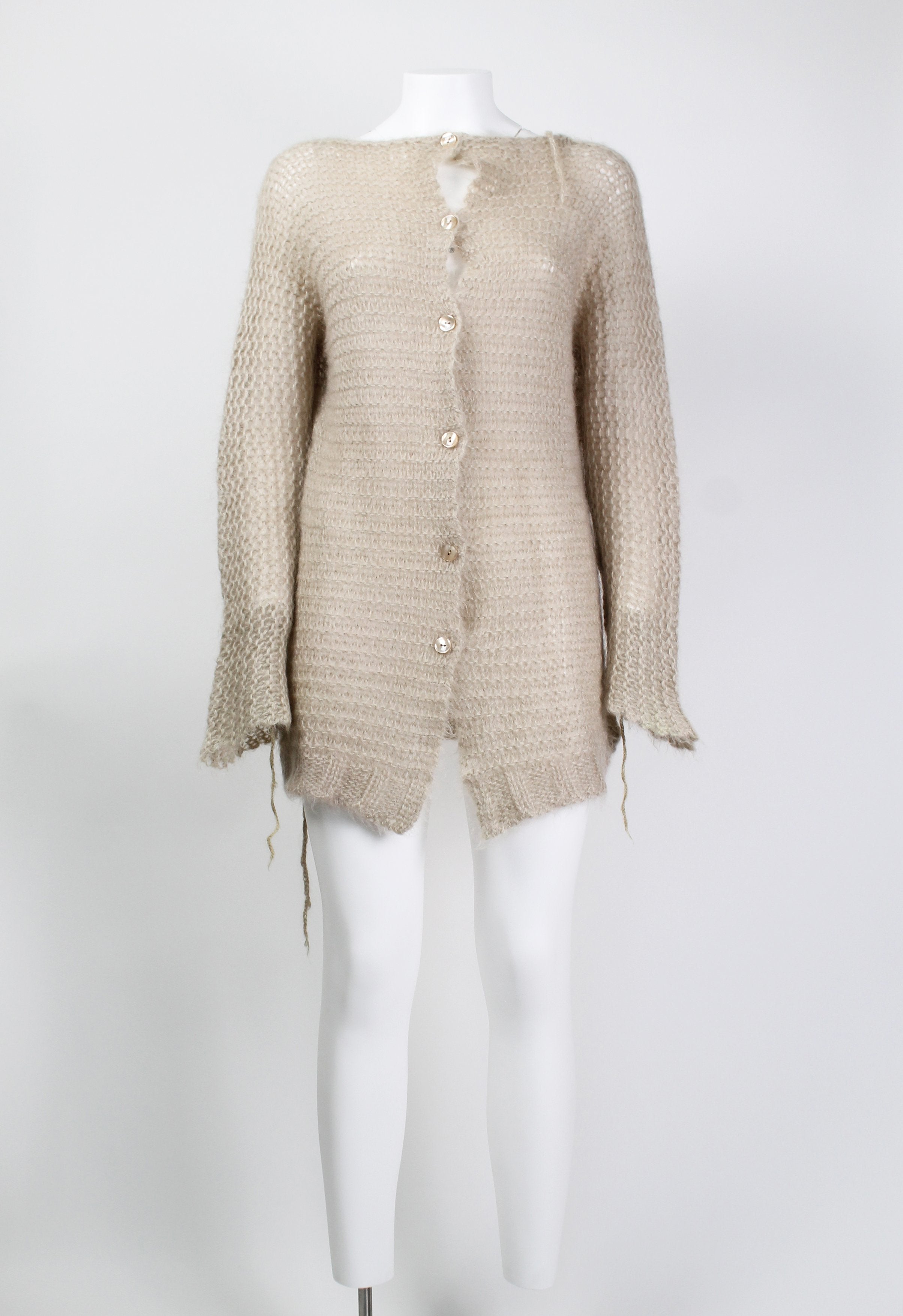 Maison Martin Margiela FW 1993 mohair cardigan