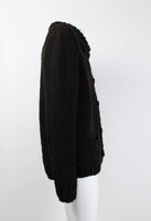 MAISON MARTIN MARGIELA FW 2004 HEAVY KNIT CARDIGAN