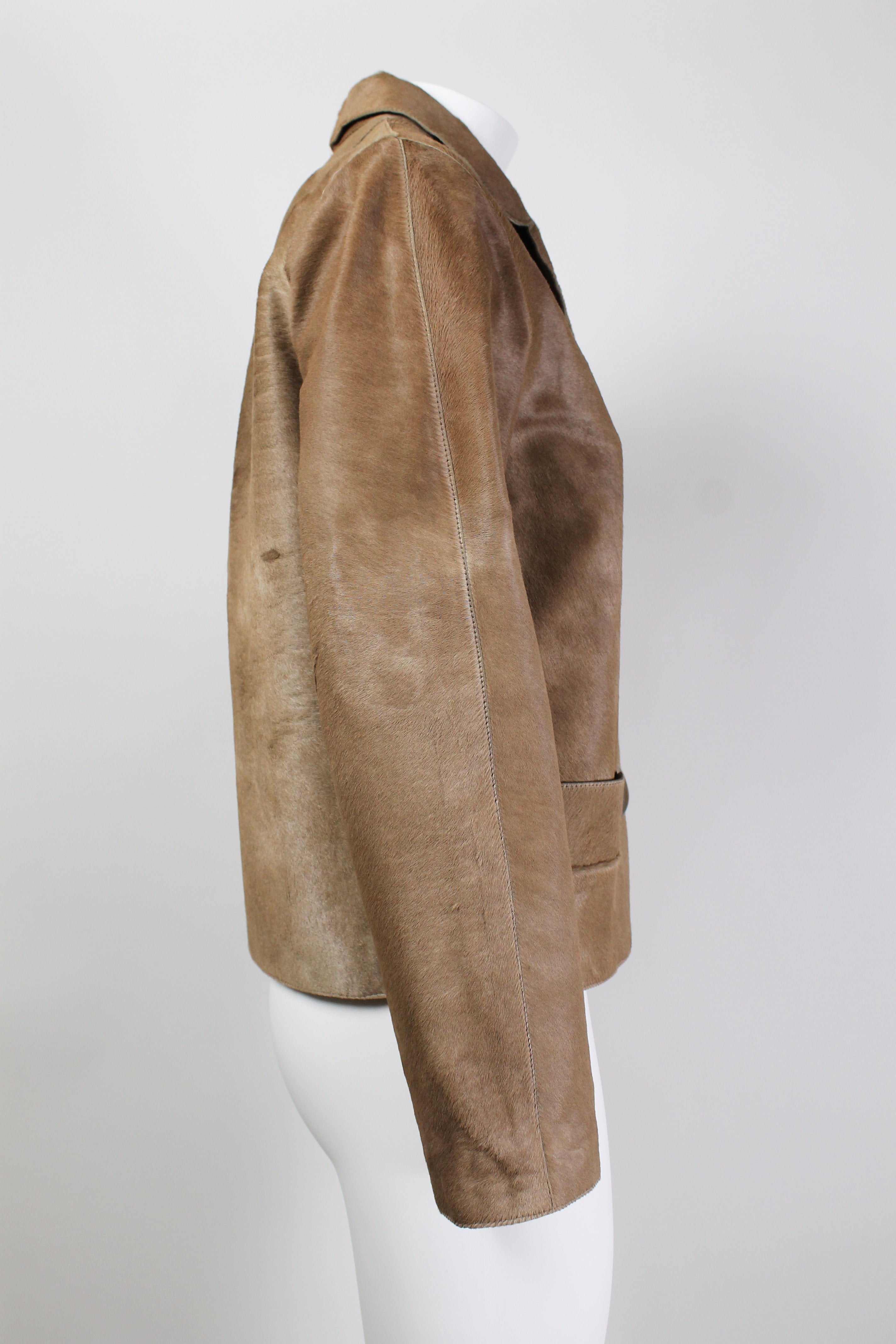 MARNI FW 2001 CALF HAIR JACKET