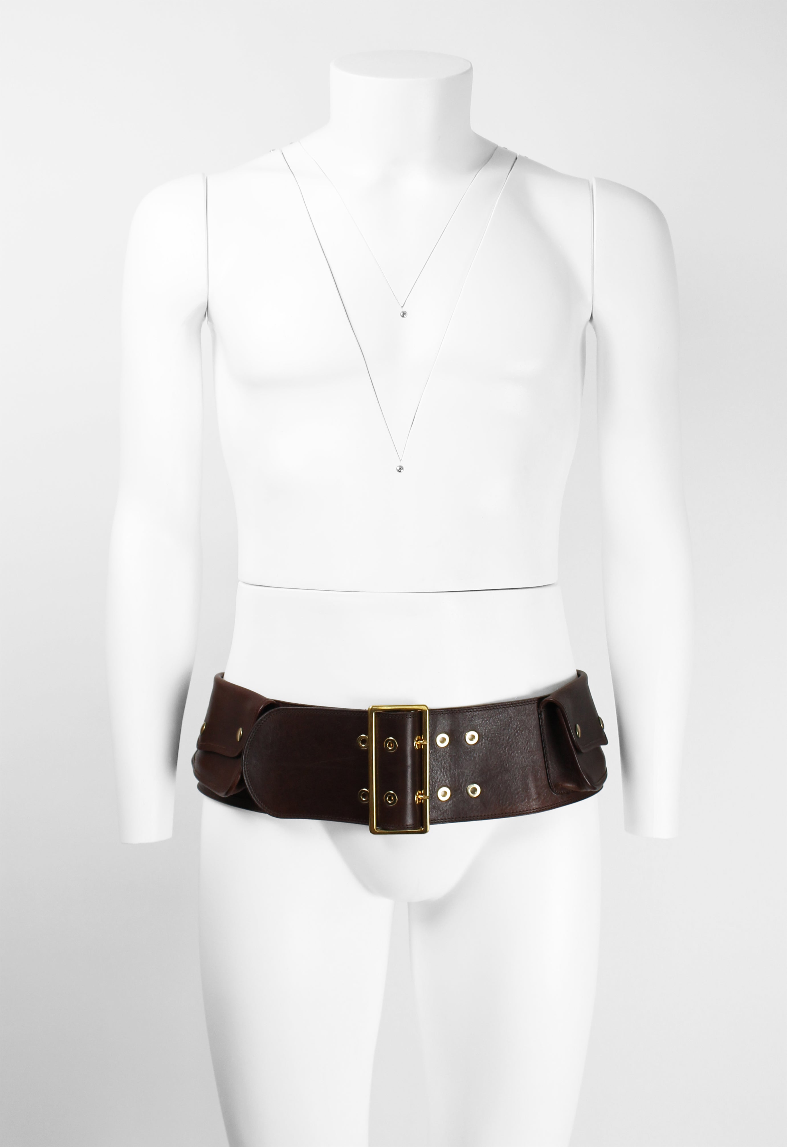 MARNI SS 2003 LEATHER BELT BAG
