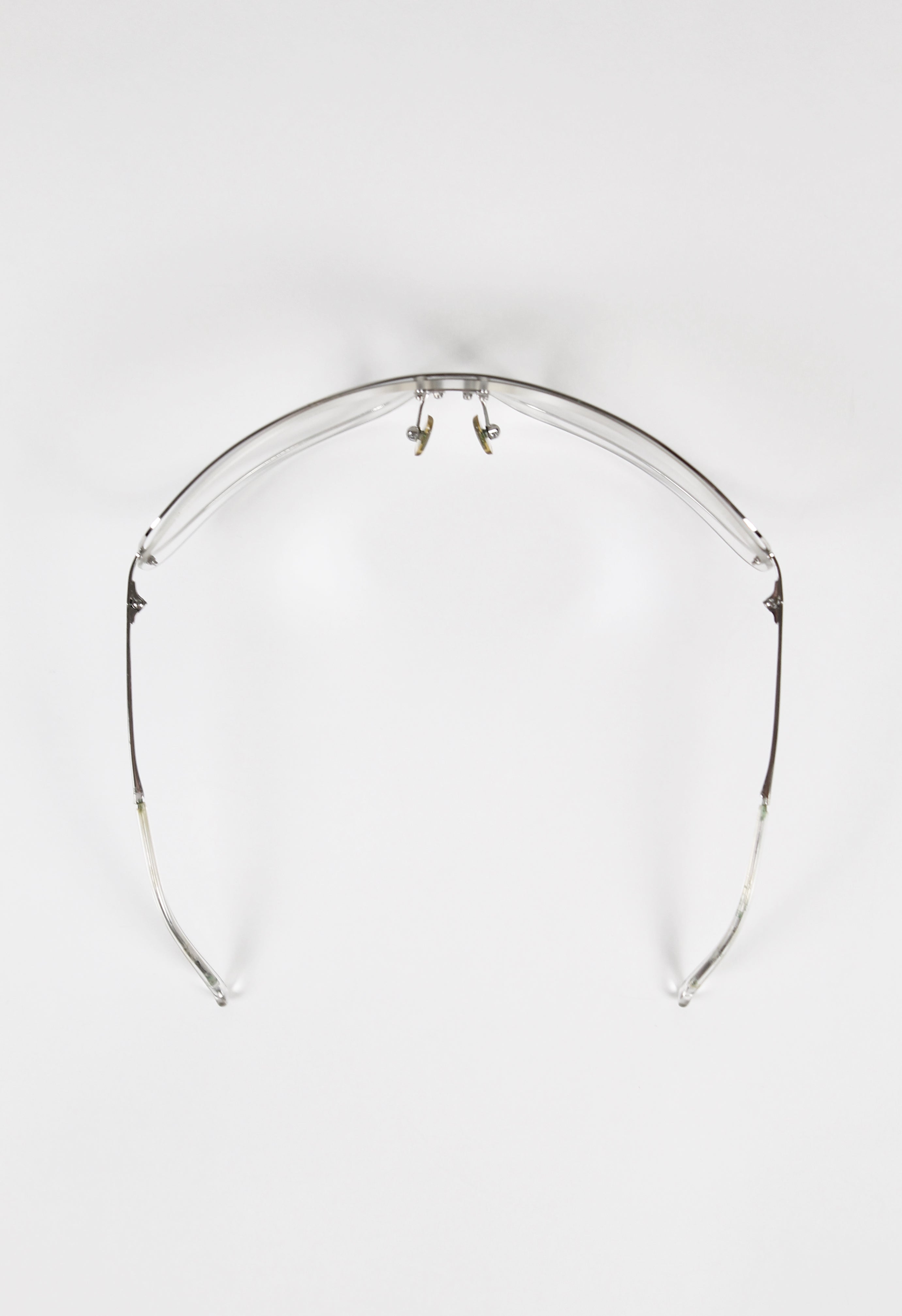 MIU MIU MENS FW 2002 CLEAR SHIELD SUNGLASSES