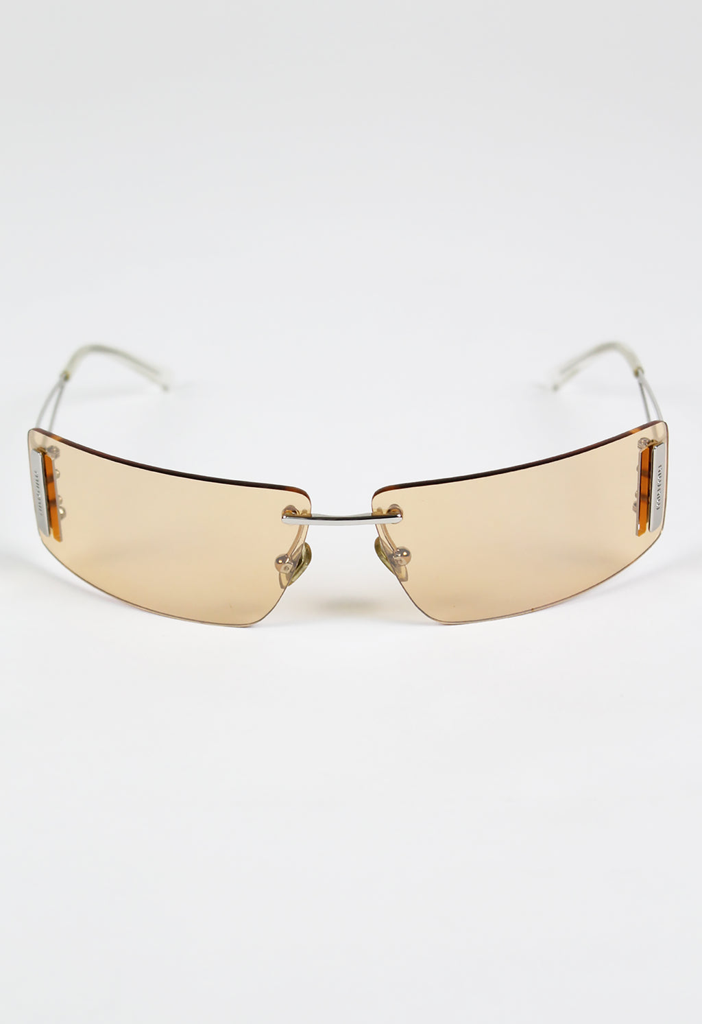 MIU MIU FW 2002 TINTED WRAPAROUND RECTANGULAR SUNGLASSES